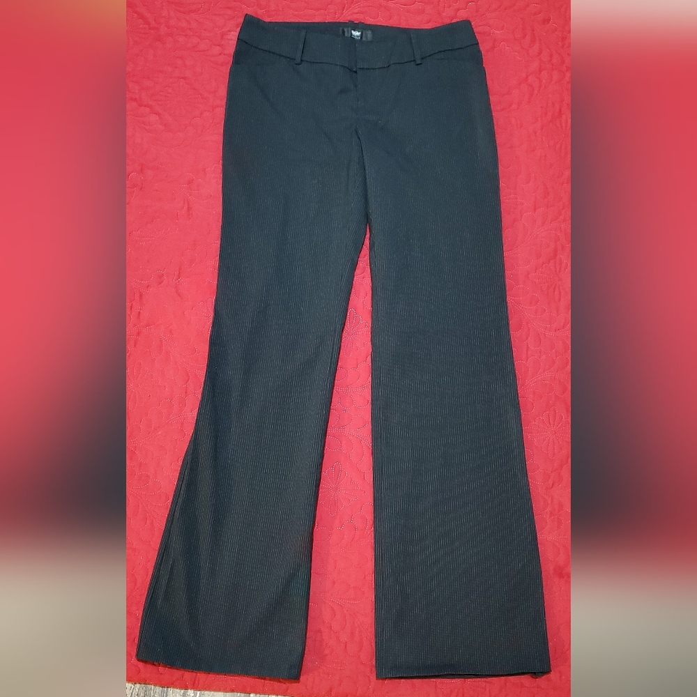 Elegant Black Flare Women's Pants